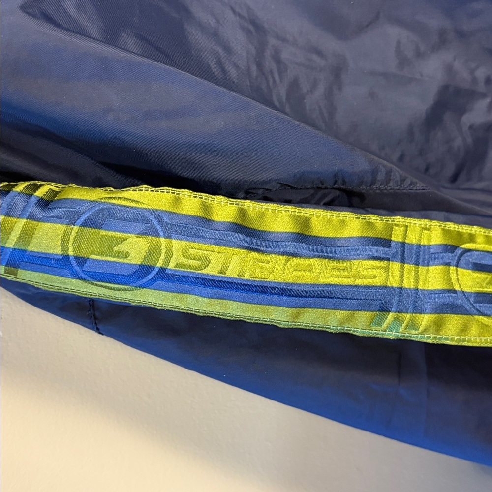 Adidas Series 3 Blue and Green Windbreaker Jacket Men's M - Picture 4 of 9